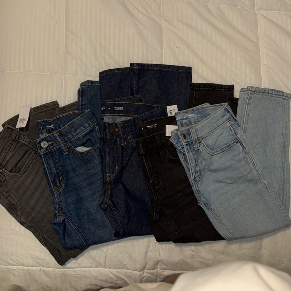 5 pair of Old Navy Jeans